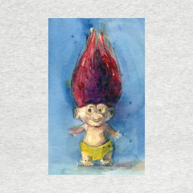 Vintage Troll Doll - Seventies by dfrdesign